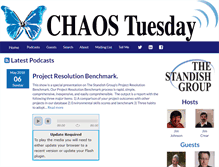 Tablet Screenshot of chaostuesday.com